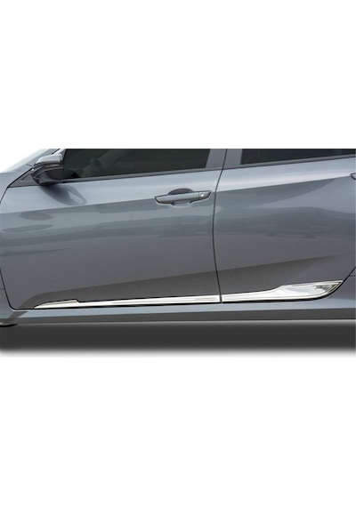 Honda Civic Yan Kapı Çıtası - Krom 4 Parça Sd 2016-2021
