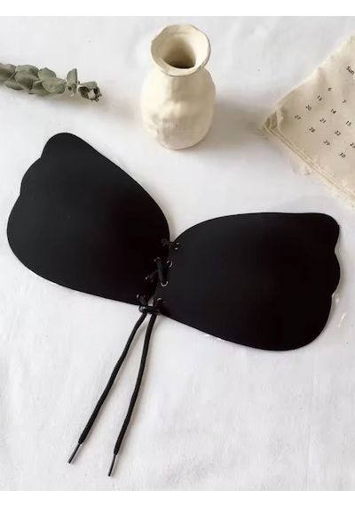 Sistina 2'li Yapışkan Kelebek Sütyen Modeli Beyaz