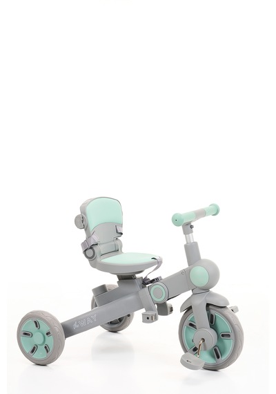 Flow 9in1 Smart Trike Çift Yönlü, Yatabilir, Katlanabilir, Denge Bisikleti Özellikli Bebek Ve Çocuk Bisikleti Mint Yeşili