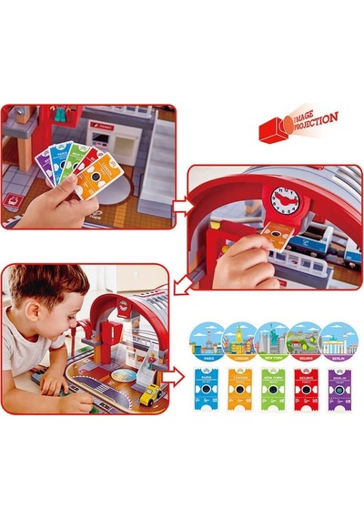 Hape Grand City Oyuncak Tren İstasyonu