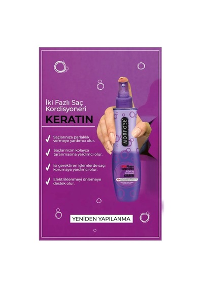 Jenerik Keratin Çift Fazlı Kondisyoner Fön Suyu 240 Ml - Mrfs