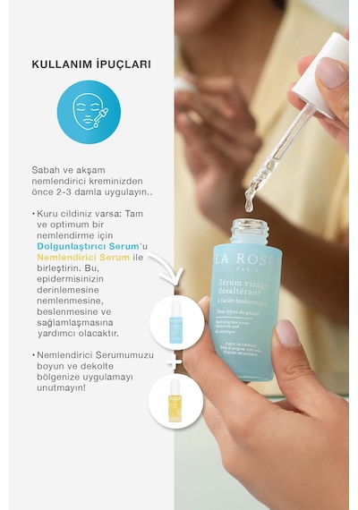 Nemlendirici Yüz Serumu Hyaluronic Asit İçeren - 30 Ml