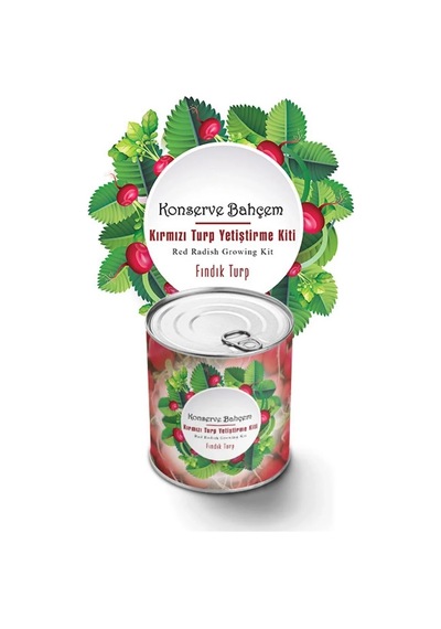 Konserve Bahçem Evde Konservede Fındık Turp Yetiştirme Kiti Belirtilmemis