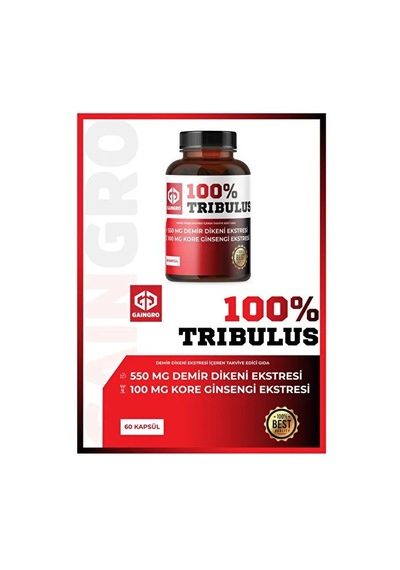 100% Tribulus Demir Dikeni Ve Kore Ginsengi Ekstresi 60 Kapsül - Yüksek Aromasız