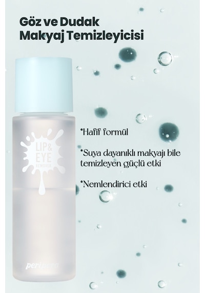 Peripera Hyalüronik Asit İçerikli Göz ve Dudak Makyaj Temizleyici 100 ML
