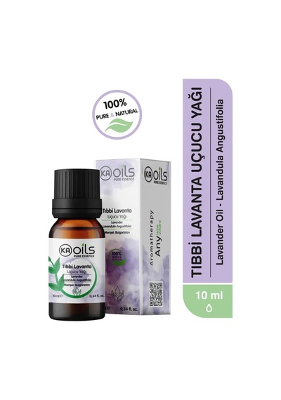 Kaoils Lavanta Uçucu Yağı 10 Ml Lavandula Angustifolia Essential Oil Uyku Ve Desteği Yatıştırıcı Aromaterapi Ve Difüzör Yağı Tekli
