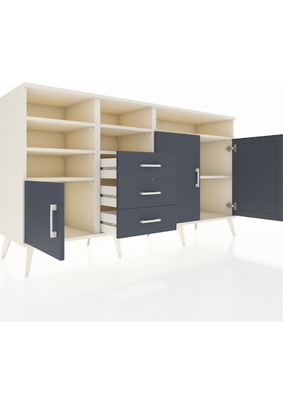 Hyperion Konsol 7 Raflı 3 Çekmeceli 3 Kapaklı 176x44x99 Aytaşı-an Aytaşı-antrasit Hyperion Konsol 7 Raflı 3 Çekmeceli 3 Kapaklı 176x44x99 Aytaşı-an Aytaşı-antrasit