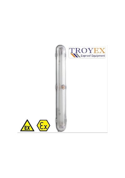 Exproof Etanj Led Aydınlatma Armatür 1X18W Troyex Beyaz