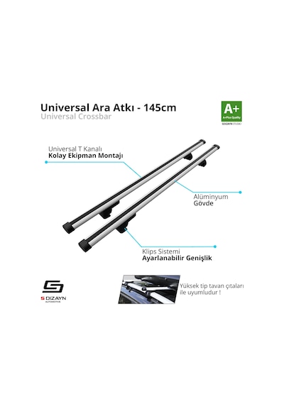 S-dizayn Universal Standart Model Ara Atkı 145 Cm