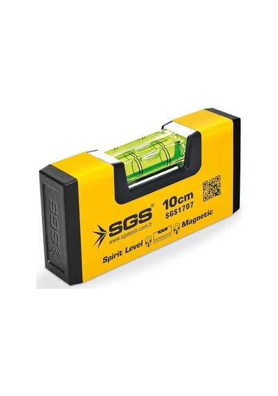 Tr Sgs Alimünyum Mıknatıslı Su Terazisi Mini 10cm