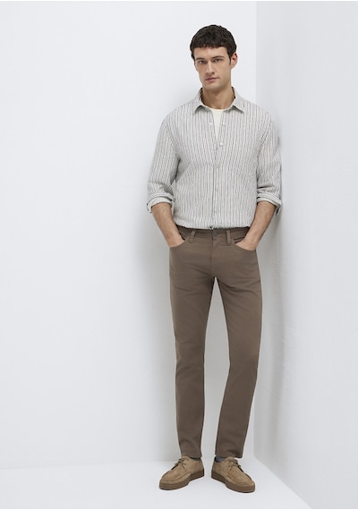 Mavi - Jake Kahverengi Gabardin Pantolon 00422a2788 Kahverengi