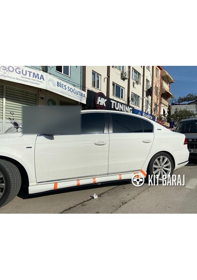 Kit Garaj Passat B7 Yan Marşpiyel Çift Plastik Boyasız