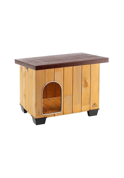 Ferplast Baita 60 Ahşap Köpek Kulübesi 41 x 67 x 55 CM
