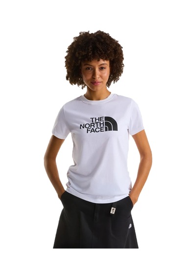 The North Face W Evolution Half Dome Slim Ss Kadın T-shirt Beyaz