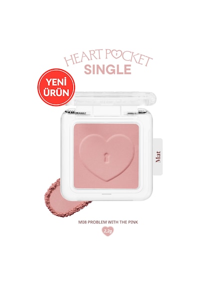 Peripera Heart Pocket Single M08 Problem With The Pink