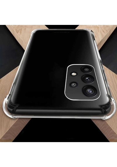 Galaxy A72 Kılıf Köşeleri Airbagli Anti Şok Şeffaf Zırh