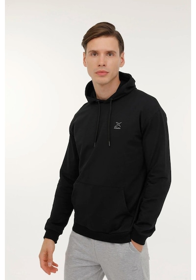 M-sn88 Bsc Hoodıe 3pr Siyah Erkek Kapsonlu Sweatshirt Siyah