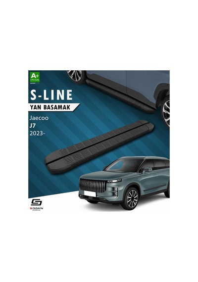 S-dizayn Jaecoo J7 S-line Siyah Yan Basamak 183 Cm 2023 Üzeri