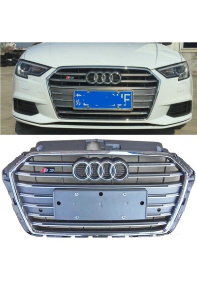 Audi A3 S3 Gri Ön Panjur Izgara 2016-2020