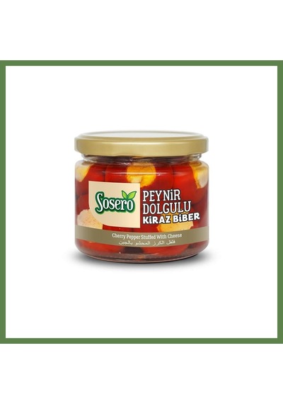 Bezos Kiraz Biber Peynir Dolgulu 290 Gr 1 Adet Hb006
