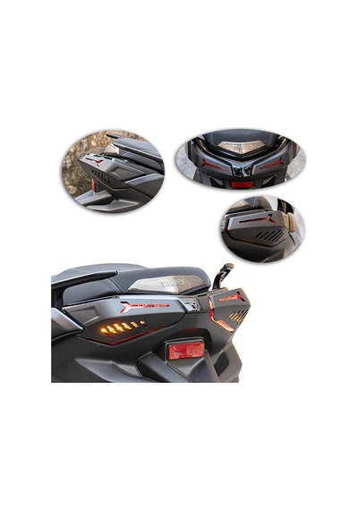 Xmax Ironmax Techmax 125/250/300/400 2018-2022 Stop Üst Aksesuar Kapak Karbon