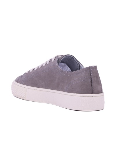 Shoetyle - Hakiki Nubuk Deri Gri Renk Erkek Sneaker - 666-0381 -1580