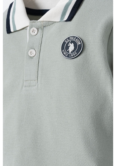 U.S. Polo Assn. Erkek Bebek Su Yeşili Uzun Kol Pijama Takım Usb3197-c-v2 Usb3197-c-v2 Yeşil