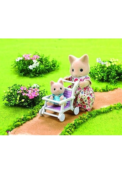 Sylvanian Families Bebek Arabası 5156 000 Açık Krem