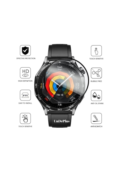 Huawei Watch Gt 5 Pro 46mm Full Ekran Nano Saat Koruyucu 41mm/42mm Değildir
