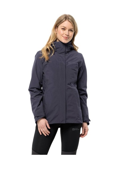 Jack Wolfskin Luntal 3in1 W Kadın Outdoor Mont 1116321 Graphite