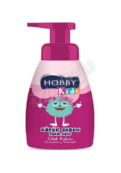 3 Adet Hobby Kids Köpük Sabun Çilek 200 Ml