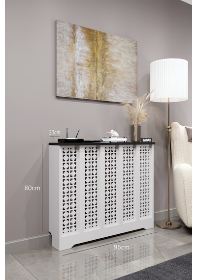 Dekoratif Petek Dolabı Kalorifer Peteği Kapatma Ünitesi Modern Tasarım İç Ölçü 96 Cm Dış Ölçü 100 Cm Petek 96 Beyaz Üstü Siyah D8 Dekoratif Petek Dolabı Kalorifer Peteği Kapatma Ünitesi Modern Tasarım İç Ölçü 96 Cm Dış Ölçü 100 Cm Petek 96 Beyaz Üstü Siyah D8