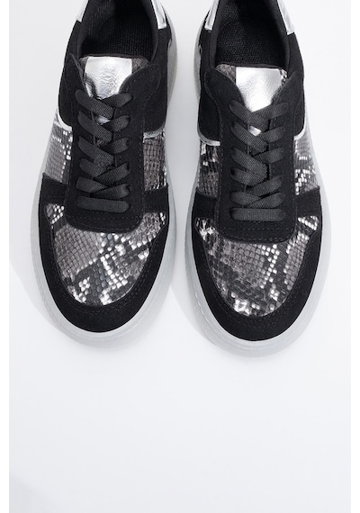 Luvishoes Luvi Shoes Montero Siyah Desenli Kadın Spor Ayakkabı Siyah