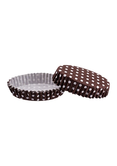 Cupcake Kalıbı Pet Kapsül Oval Model Kek Kalıbı 100 Adet F11 P N11.1240