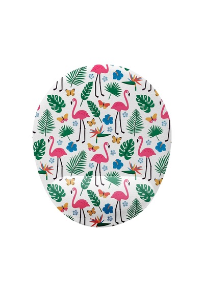 Flamingo Desenli Bilek Destekli Mouse Pad