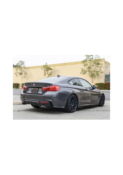 Bmw F32 Difüzör Difizör Plastik Parlak Siyah Sağ Sol Tek Çıkışlı 2013-2020 4 Serisi Arka-difizör-bodykit-ek