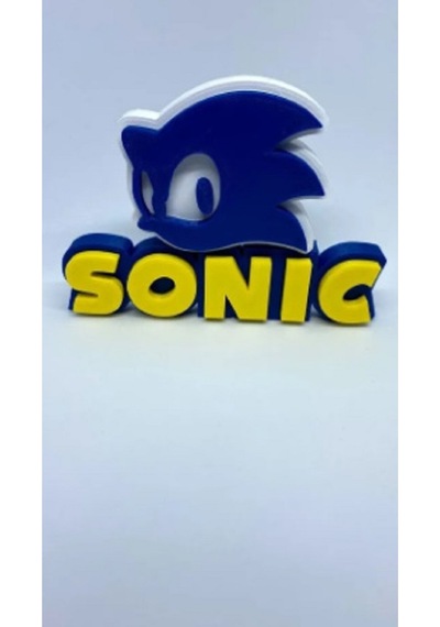 Sonic Logo Masaüstü Dekoratif