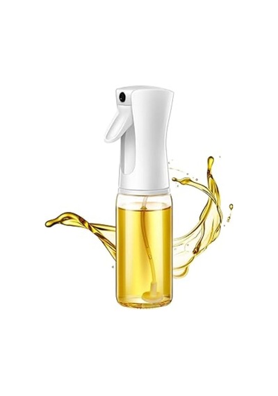 200 Ml Sprey Yağdanlık Cam Şişe Yağ Püskürtücü Beyaz Diğer