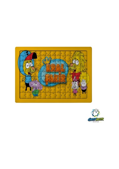 Kral Şakir 99 Parça Ayaklı Puzzle Dekoratif Çocuk Yapbozu 0266