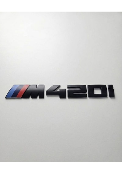 Bmw M420i Bagaj Yazısı Siyah Renk - Bmw M420i Trunk Lettering Black Color Diğer