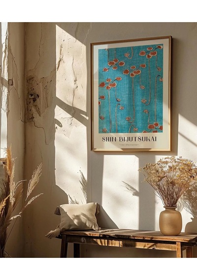 Çerçevesiz Poster Shin Bijutsukai Asma İllüstrasyonu