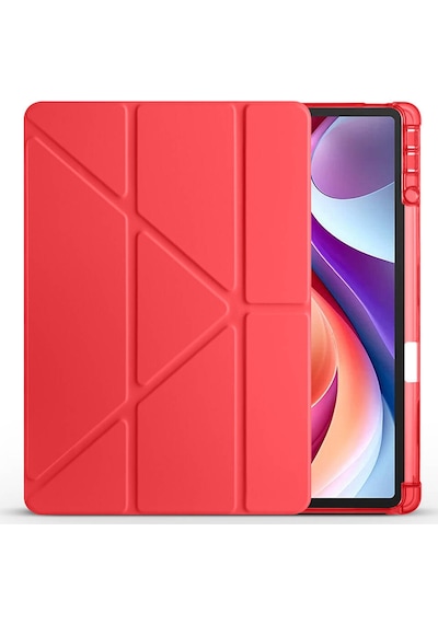 Lenovo M11 Tb-330fu 11inç 2024 Kılıf Kalem Bölmeli Trifolding Case