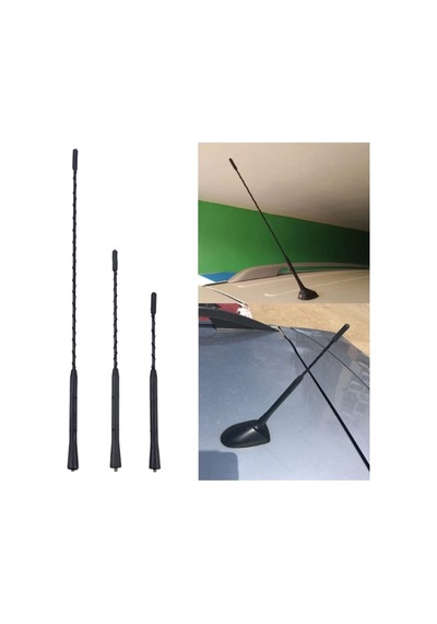 Herşeyfırsat Screamf 28 Cm Oto Araç Anteni-Siyah