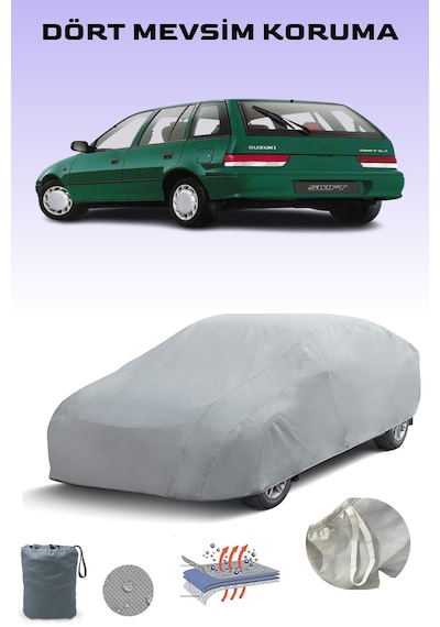 Suzukı Swift 5 Kapılı 1991 - 1996 Araba Brandası Oto Branda Gri
