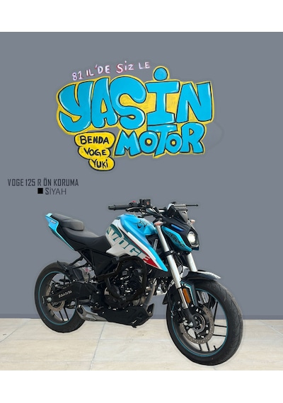 Ysn Voge 125r Uyumlu Yeni Nesil Özel Koruma Demiri Dayanıklı, Şık Ve Güvenli Siyah