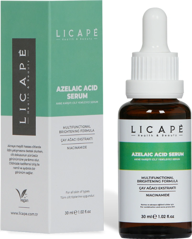 Licape Yağlı Ve Akneli Ciltler İçin Azelaic Acid Cilt Serumu 30 ML