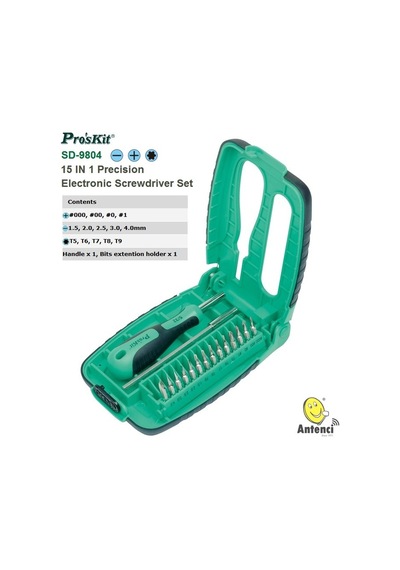 Proskit Sd9804 Tornavida Seti 15 Parça