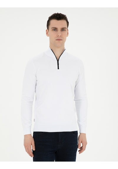 Pierre Cardin Erkek Ekru Kazak /triko 50279383-vr019 Ekru