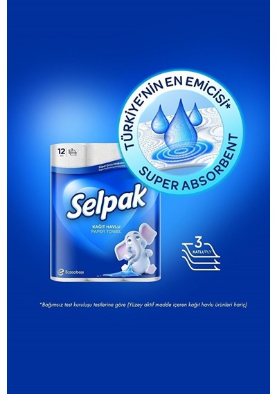 Selpak Kağıt Havlu 12 Rulo
