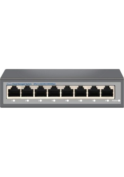 Nova Nvc-hıs218g 8 Port Full Giga Cloud Non Poe Ethernet Switch